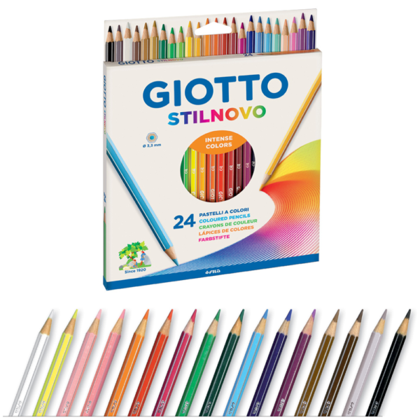 Lápices de colores "Stilnovo" x24 - GIOTTO