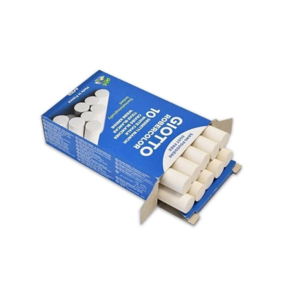 Tizas blancas x10 - GIOTTO
