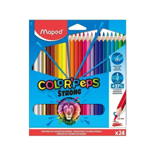 Lápices de colores STRONG x24 - MAPED