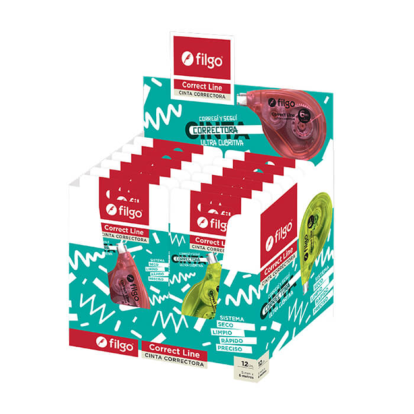 Cinta correctora 5 mm x 6 mts - FILGO