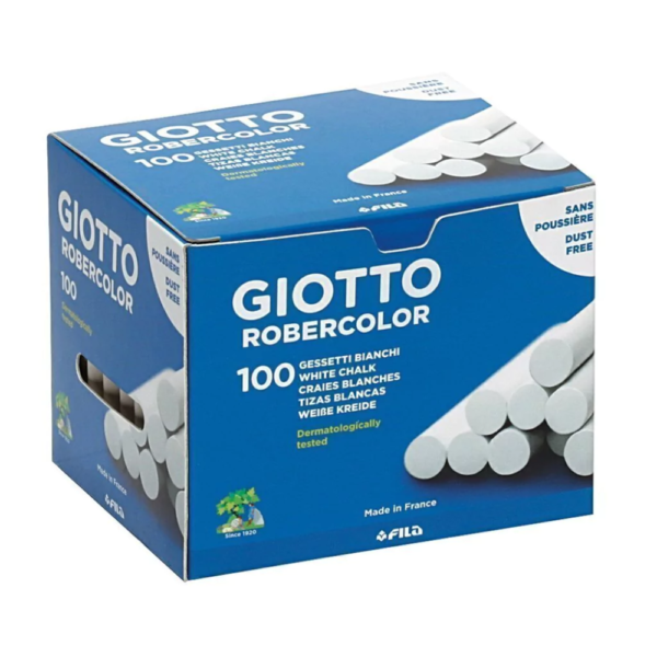 Tiza blanca x100 - GIOTTO
