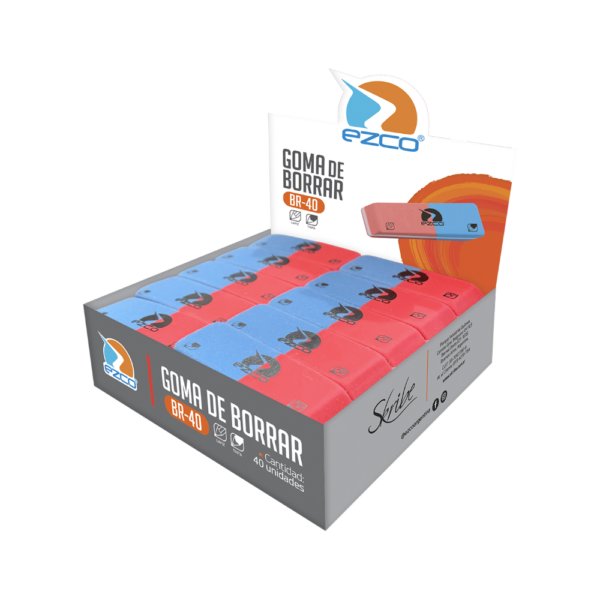 Goma de borrar escolar BR-40 - EZCO