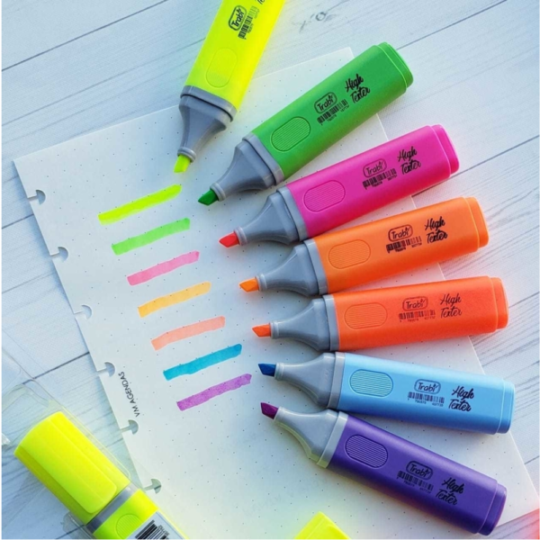 Resaltador High Texter FLÚO - TRABI