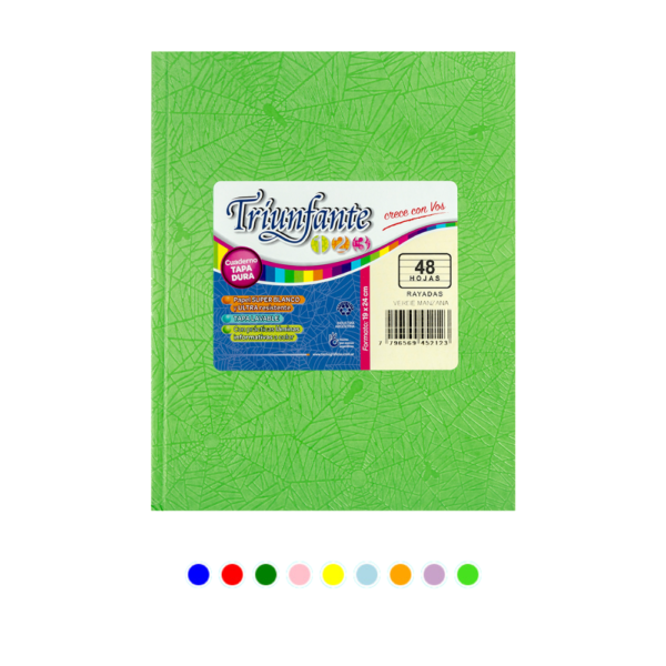Cuaderno 123 T/D Araña # y = 48/50 hjs – TRIUNFANTE