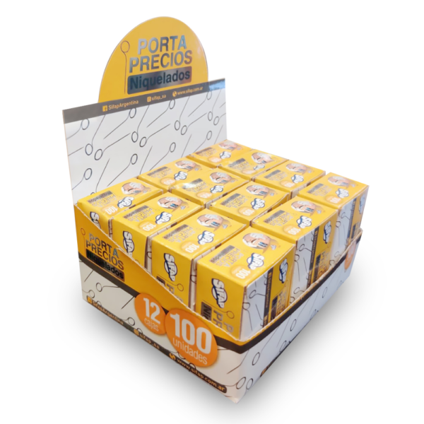 Alfiler porta precios niquelados - SIFAP
