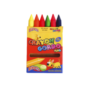 Crayón Gordo FLÚO x6 – STA - Imagen 2