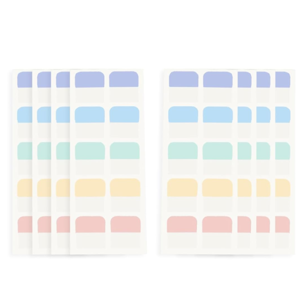 Notas adhesivas pestañas col. 28 x 25 mm - DELI