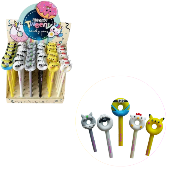 Bolígrafo tweeny borrable "DONAS" - Ibi Craft