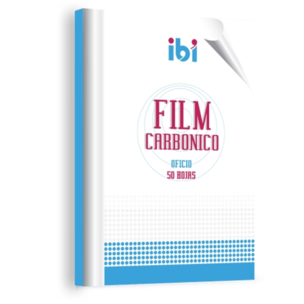 Film carbónico OFICIO azul y negro - Ibico Srl