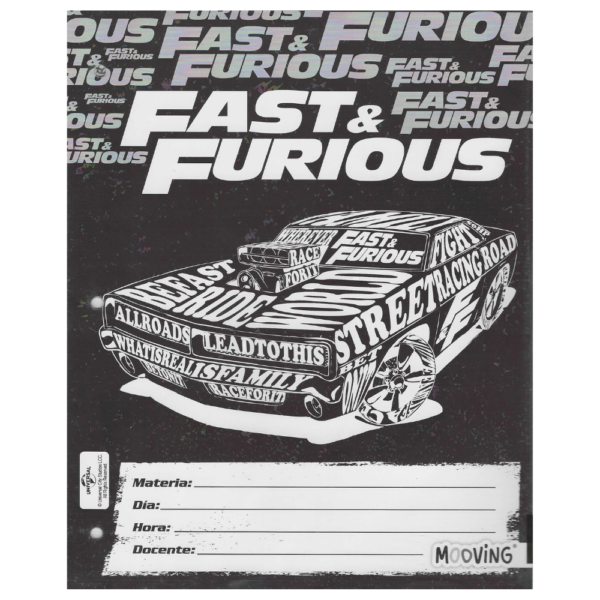 Separadores set "Fast & Furious" x6 - MOOVING
