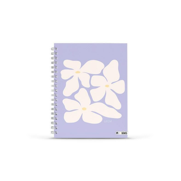 Cuaderno"GARDEN" T/D c/espiral 16x21 - MOOVING