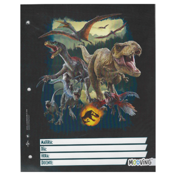Separadores set "Jurassic World" x6 - MOOVING