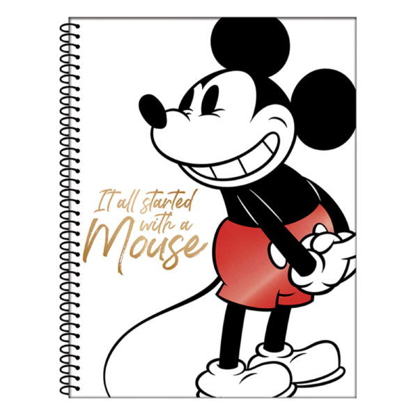 Cuadernillo A4 universitario "Mickey Mouse" c/espiral - MOOVING