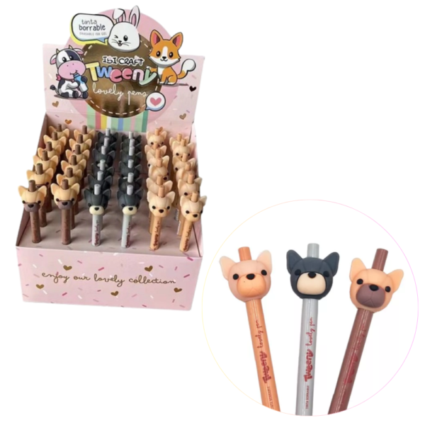 Bolígrafo tweeny borrable "PITBULLS" - Ibi Craft