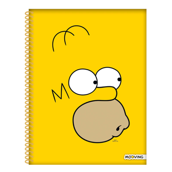 Cuadernillo A4 universitario "Los Simpsons" c/espiral - MOOVING