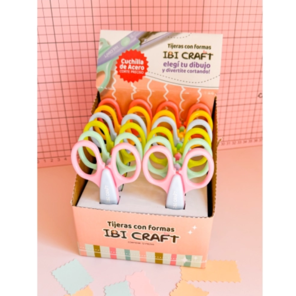 Tijera artística con formas 13,5 cm - Ibi Craft