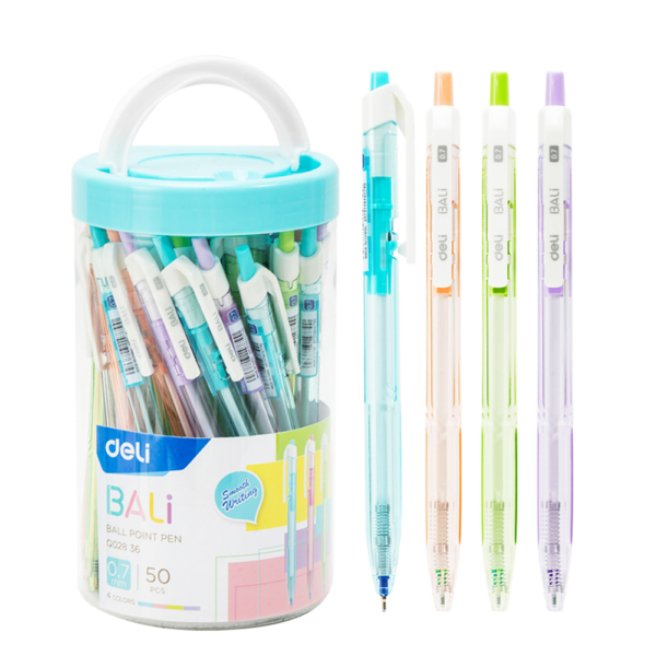 Bolígrafo Bali retráctil 0,7 mm - DELI