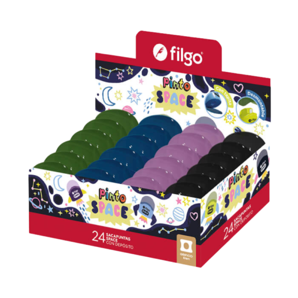 Sacapuntas con depósito PINTO Space - FILGO