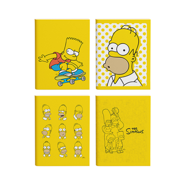 Cuaderno Abrochado 16x21 T/F "Los Simpsons"- MOOVING