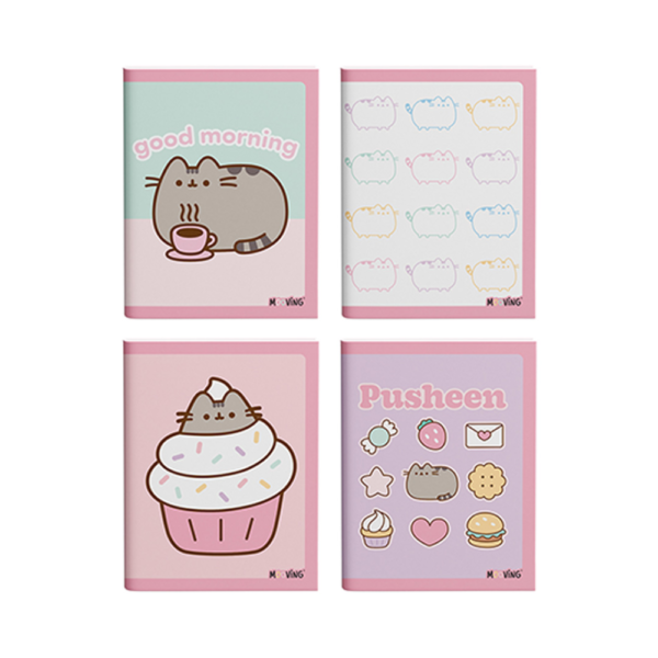 Cuaderno Abrochado 16x21 T/F "Pusheen"- MOOVING