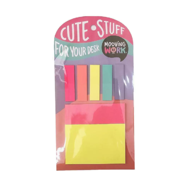 Set notas adhesivas & banderitas señaladoras - MOOVING