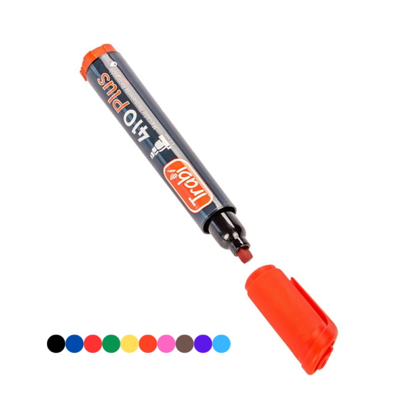 Marcador permanente 410 recargable - TRABI
