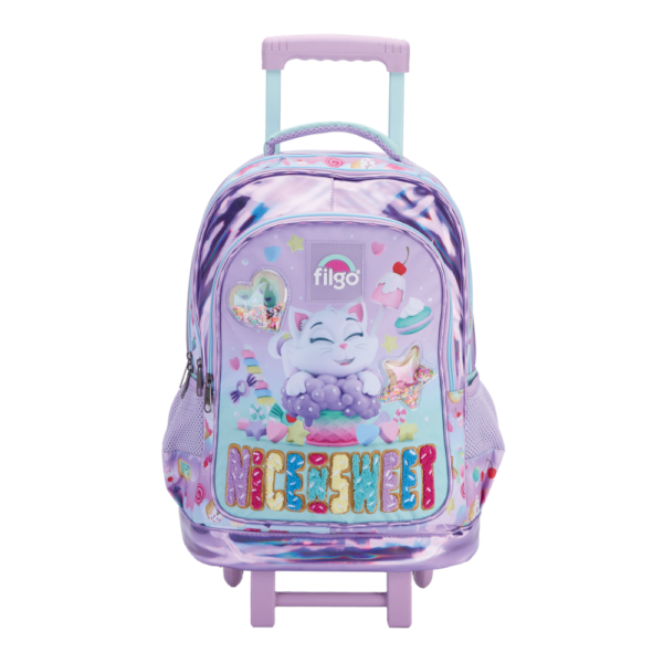 Mochila Starpak 3D 18″ Gatito c/ Carro – FILGO