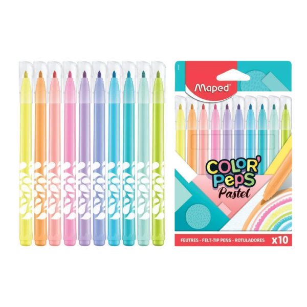 Marcadores Jungle Pastel x10 - MAPED