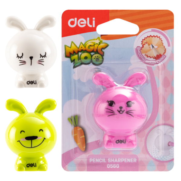 Sacapunta CONEJO 3 col. - DELI