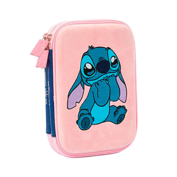 Cartuchera DOBLE EVA «Stitch» 2 cierres – MOOVING