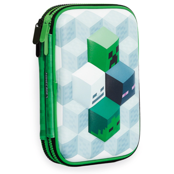 Cartuchera DOBLE EVA «Minecraft» 2 cierres – MOOVING