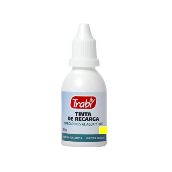 Tinta para marcadores al agua y flúo 30 ml - TRABI