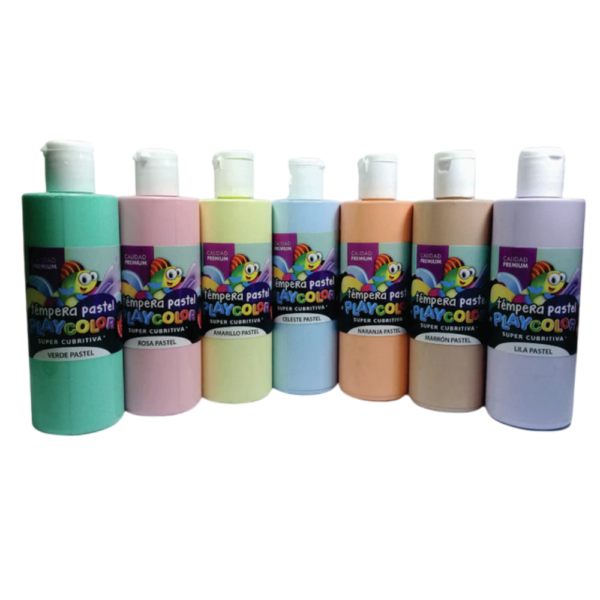 Tempera 250 grs pastel tapa flipflop - PLAYCOLOR