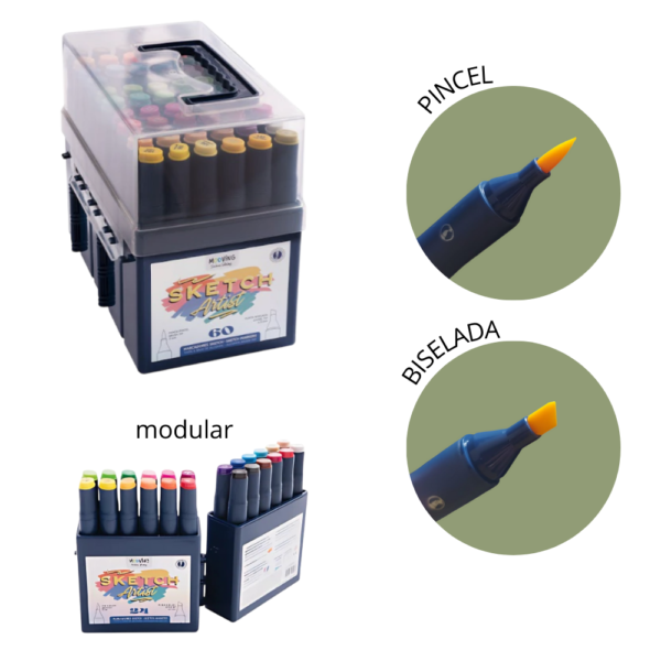 Marcador doble punta x60 - MOOVING