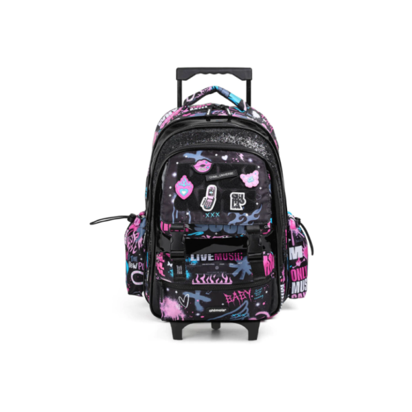 Mochila custom "Punk" 18" c/Carro - CHIMOLA