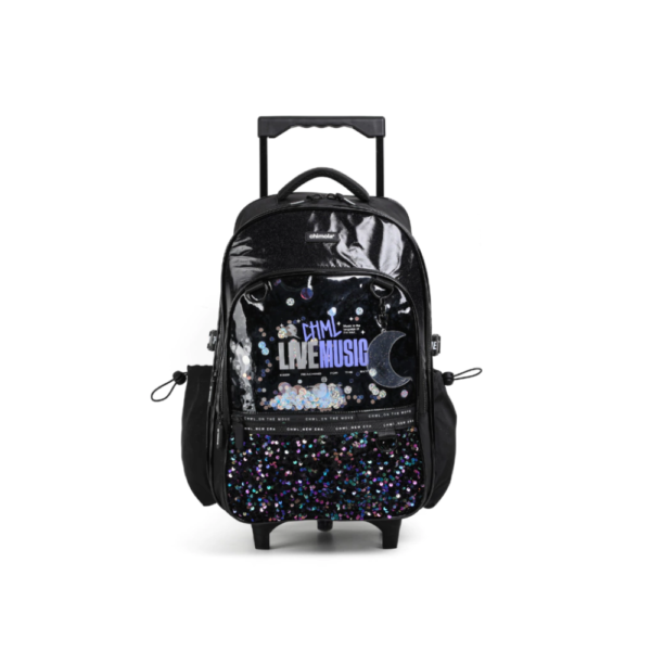 Mochila cloud "Black" 18" c/Carro - CHIMOLA