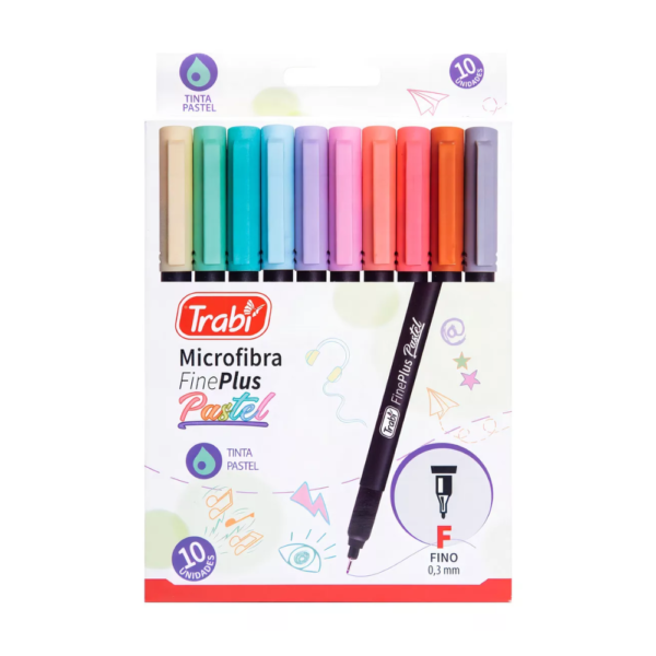 Microfibra FinePlus Pastel x10 - TRABI