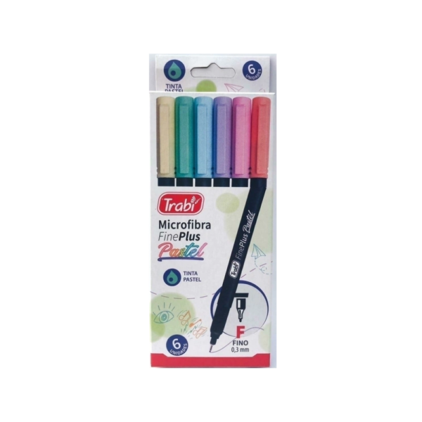 Microfibra FinePlus Pastel x6 - TRABI