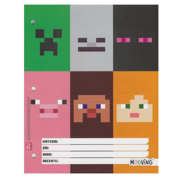 Separadores set "Minecraft" x6 - MOOVING