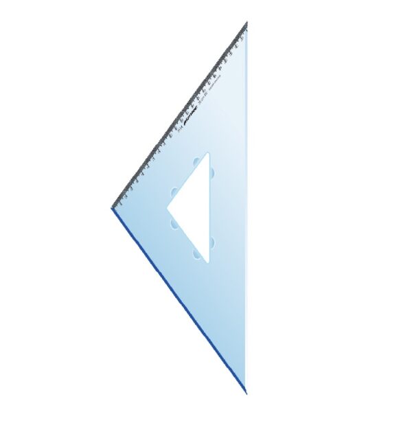 Escuadra Plantec Profesional 35 Cm X 45 Milim. Biselada